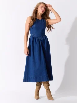 Delta denimkjole