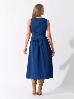 Delta denimkjole