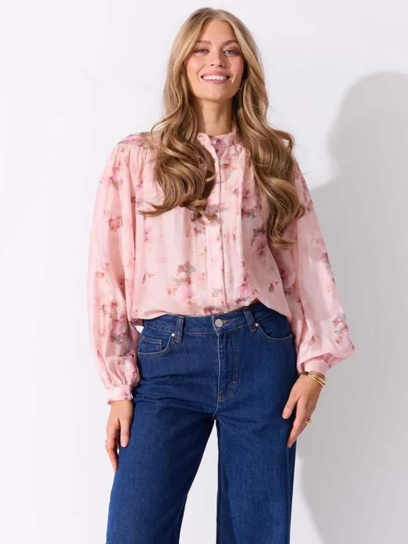Elessar blomster bluse
