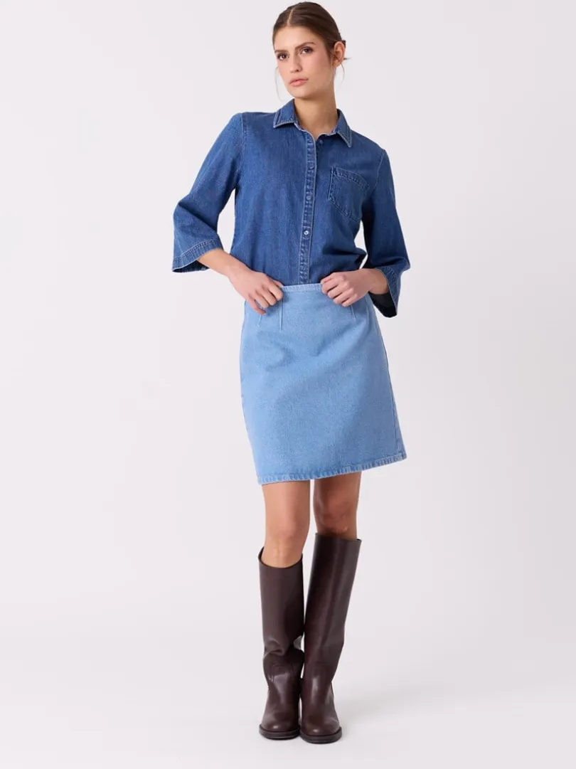 Fia denimskjørt