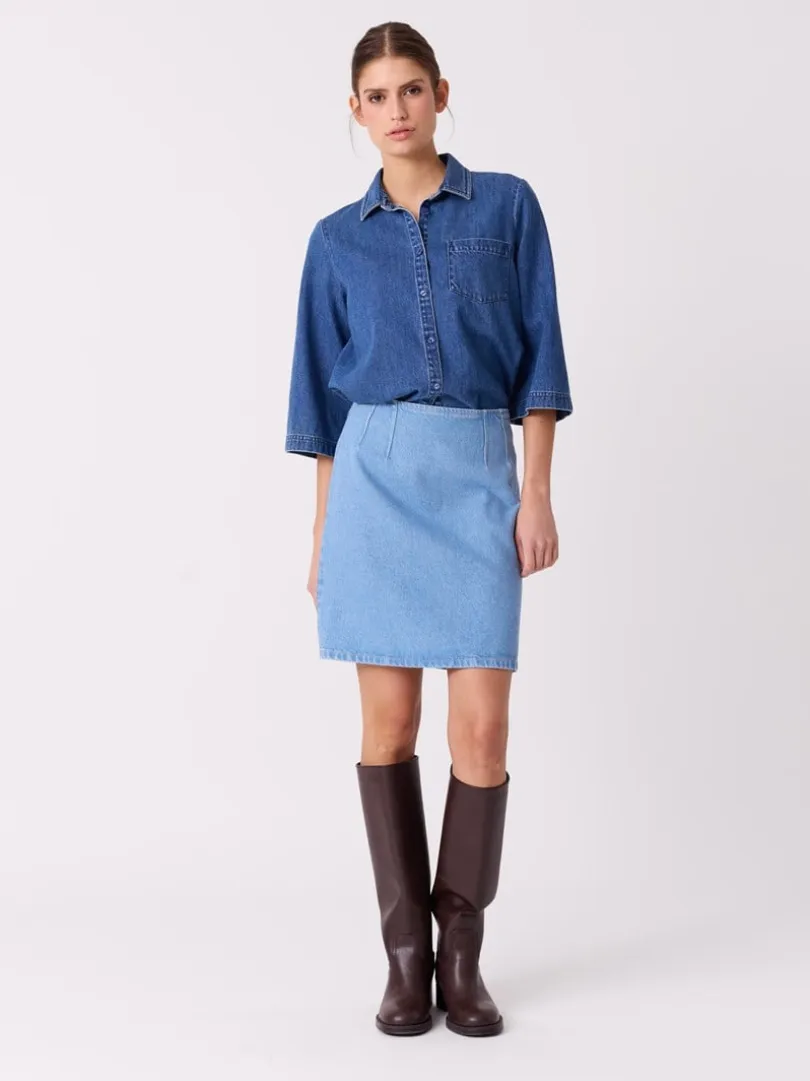 Fia denimskjørt