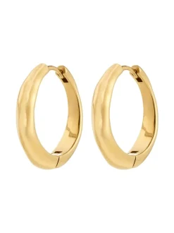Harrison Hoops Gold-Plated