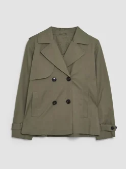 Mila kort trenchcoat