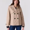 Mila kort trenchcoat