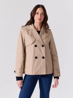 Mila kort trenchcoat