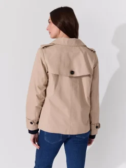 Mila kort trenchcoat
