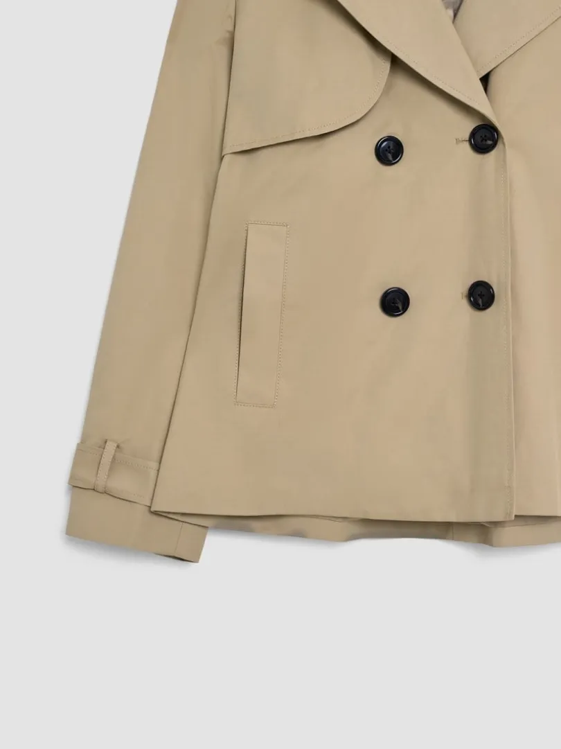 Mila kort trenchcoat