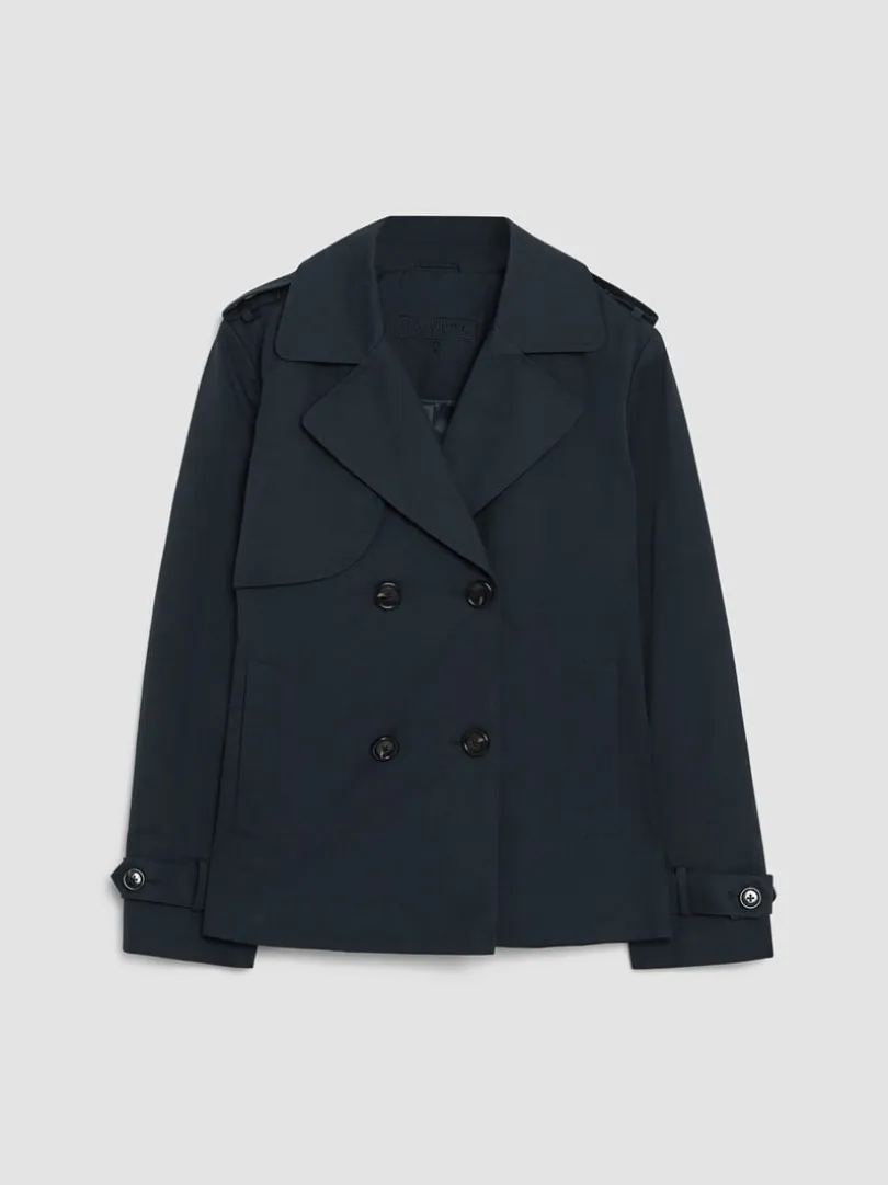 Mila kort trenchcoat
