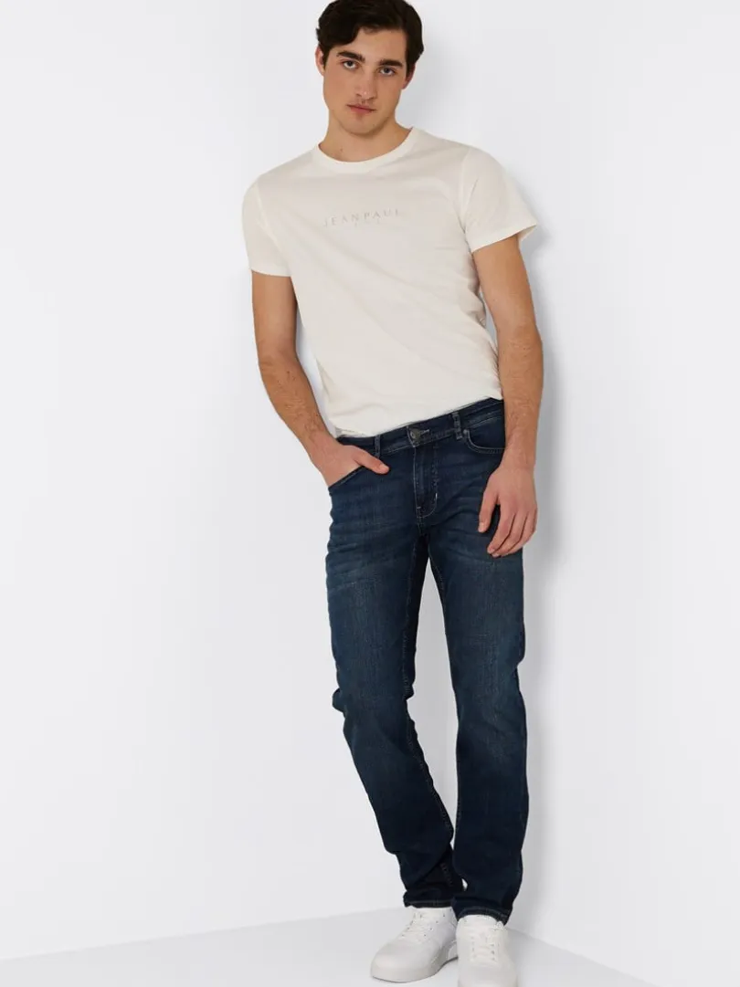 New Pierre Deep Blue Stretch Jeans