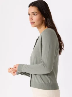 Olea cardigan i merinoblanding