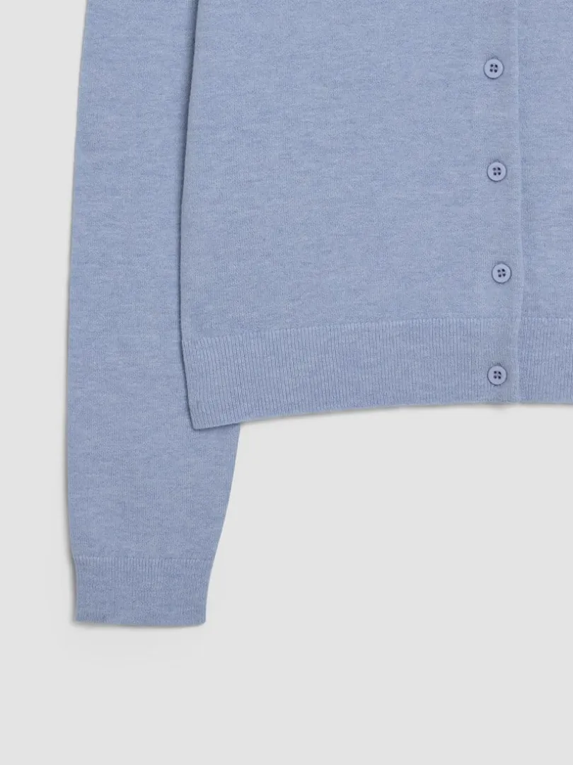 Olea cardigan i merinoblanding