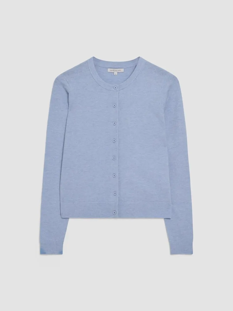 Olea cardigan i merinoblanding