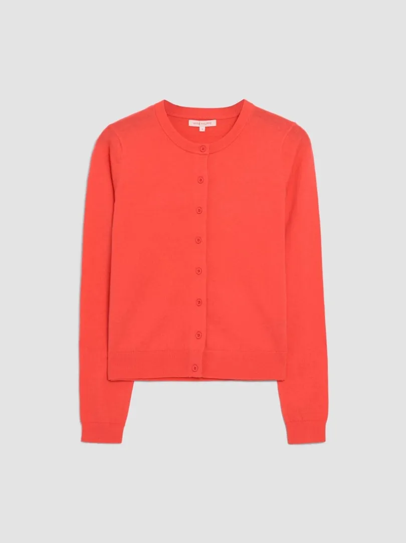 Olea cardigan i merinoblanding