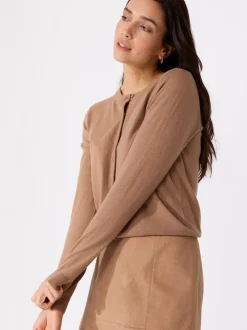 Olea cardigan i merinoblanding
