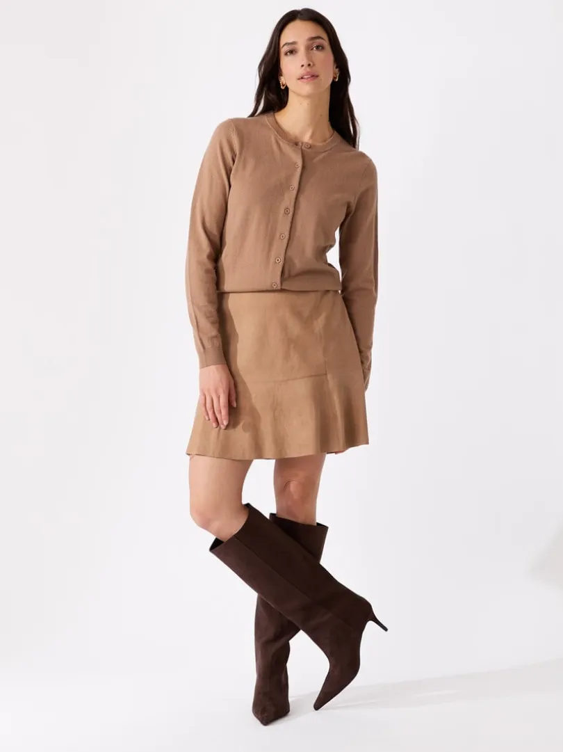 Olea cardigan i merinoblanding
