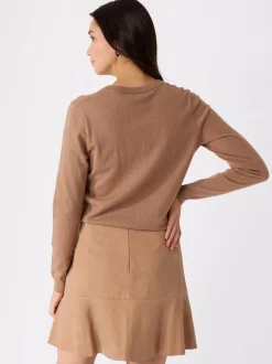 Olea cardigan i merinoblanding