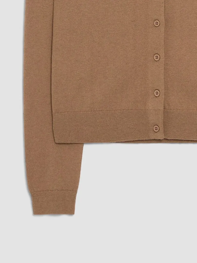 Olea cardigan i merinoblanding