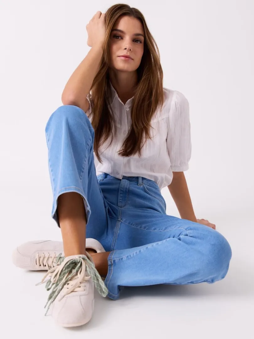 Sabine cropped flared jeans