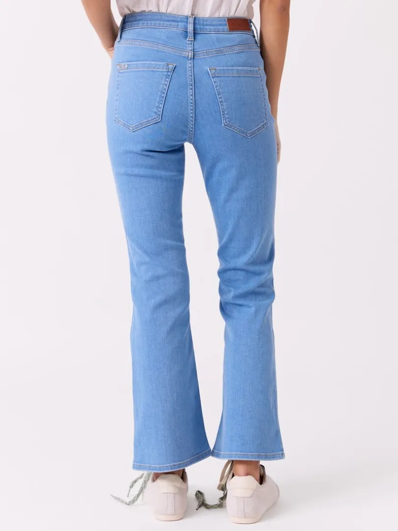 Sabine cropped flared jeans