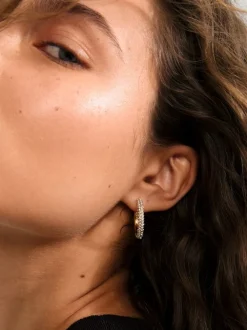 Tatum Large Hoops Gold-Plated