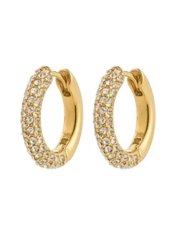 Tatum Medium Hoops Gold-Plated