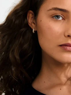 Tatum Small Hoops Gold-Plated