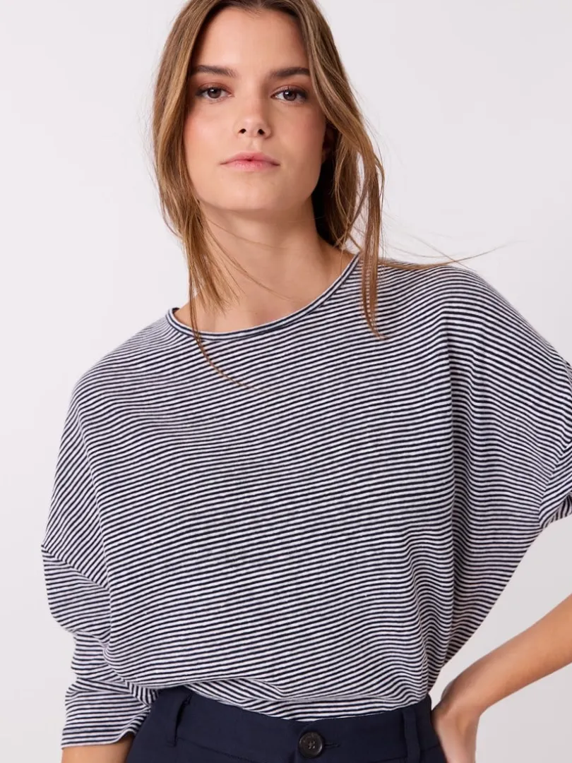 Tina stripet topp